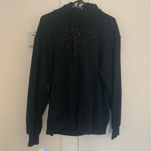 Large Black Air Jordan hoodie